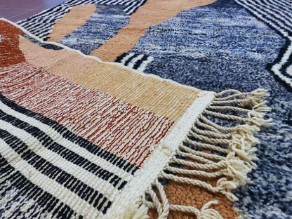 DecorBites™ Moroccan Handmade Beni Ouarain Rug 3m x 2.5m