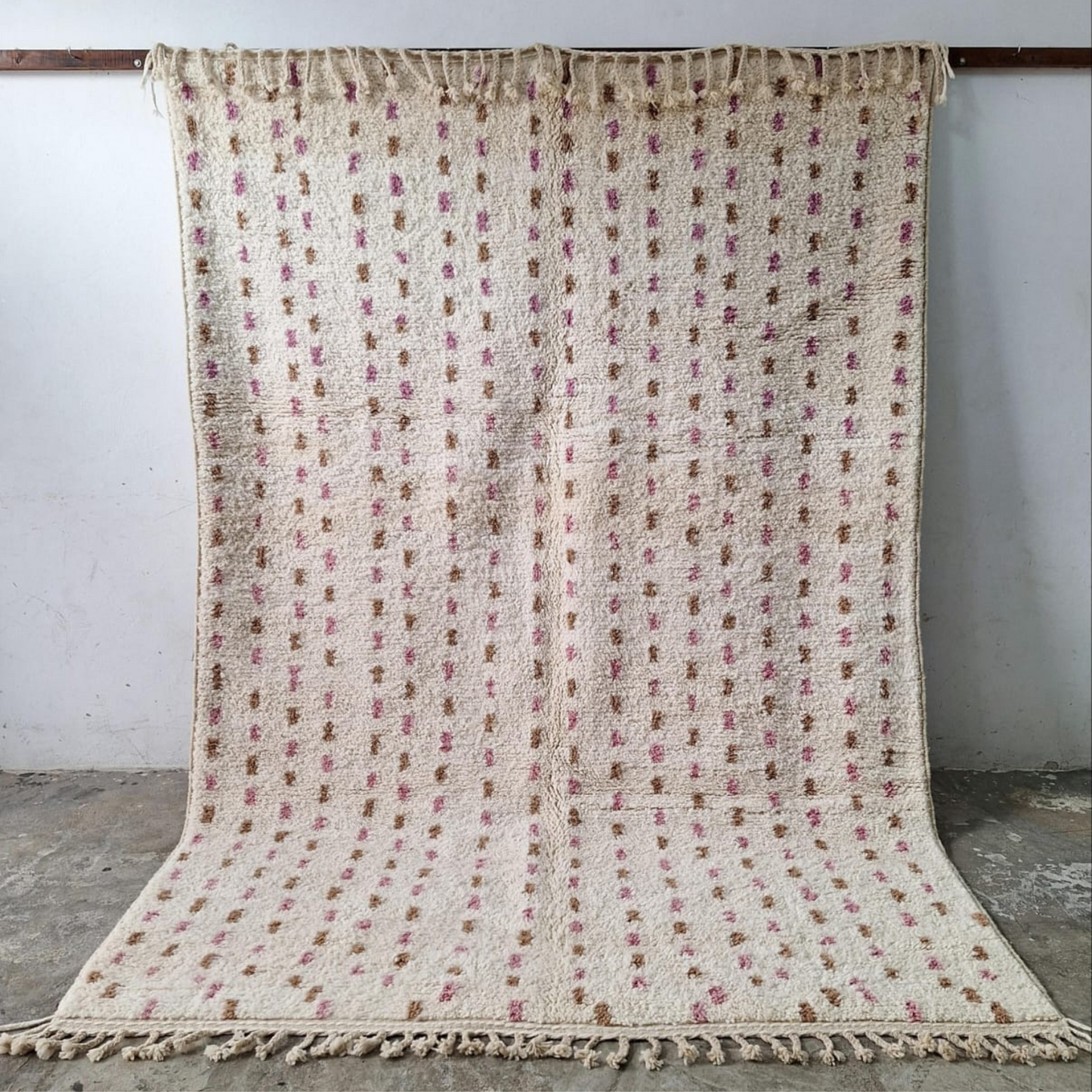 DecorBites™ Moroccan Handmade Beni Ouarain Rug 3m x 2m