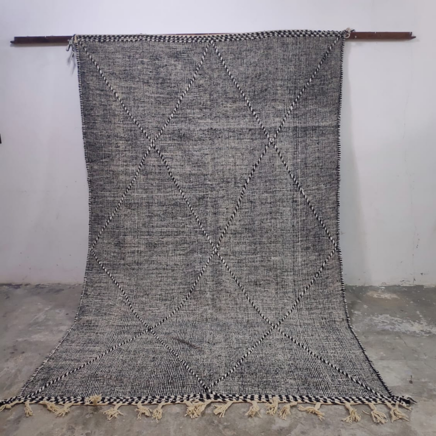 DecorBites™ Moroccan Handmade Custom Hanbel Rug