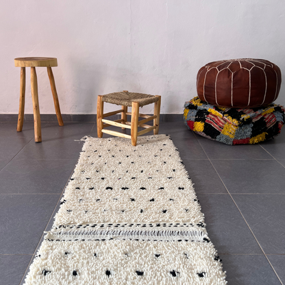 DecorBites™ Moroccan Handmade Small Beni Ouarain rug 1m / 70cm