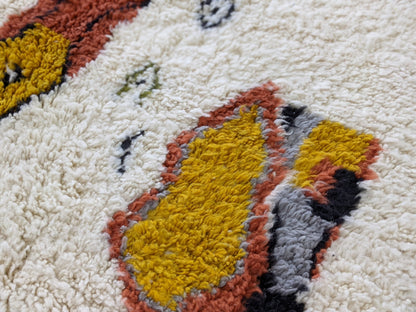 DecorBites™ Moroccan Handmade Traditional Azilal Carpet 242 X 154 Cm