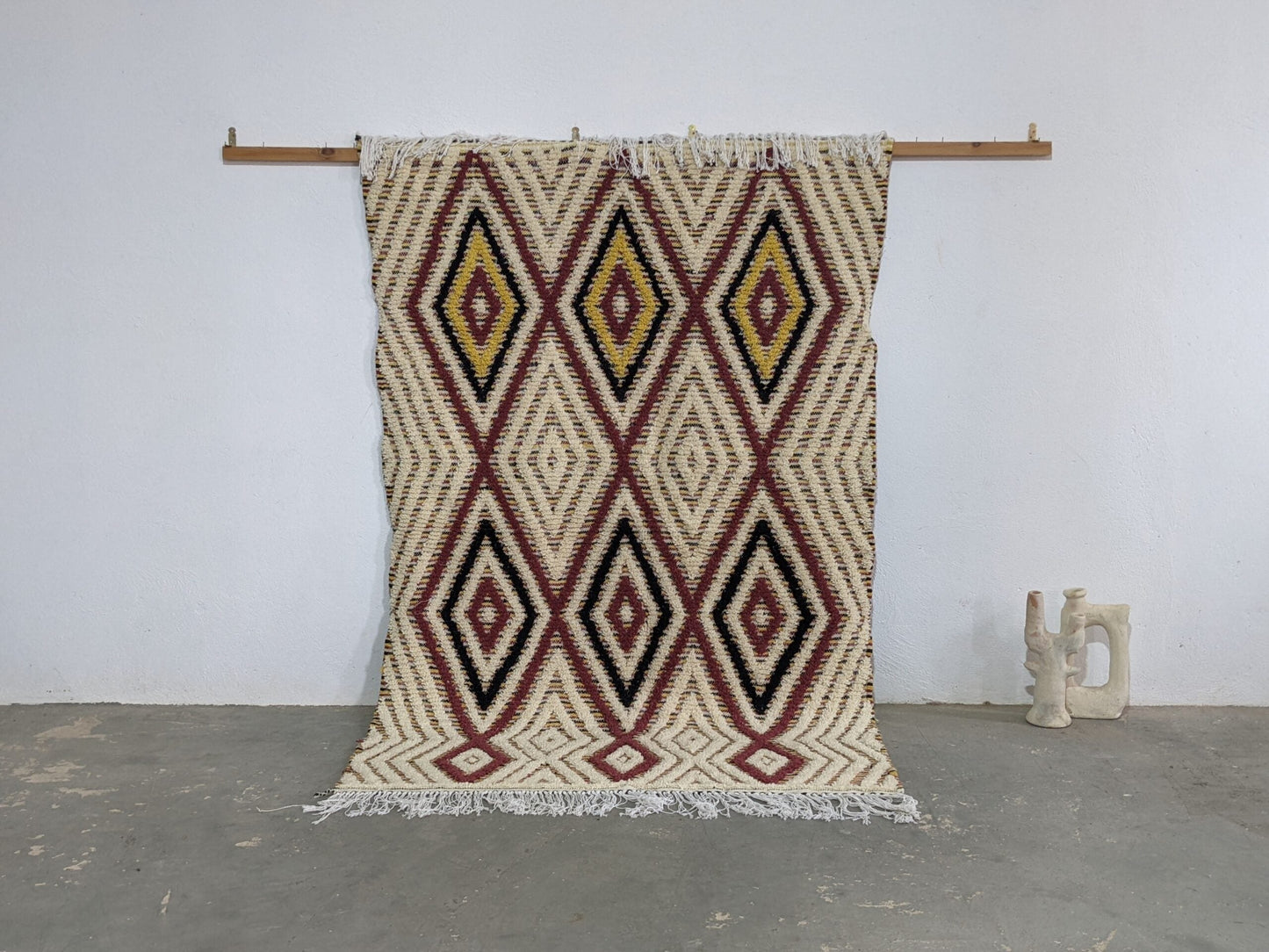 DecorBites™ Moroccan Handmade Traditional Azilal Rug 235 X 154 Cm
