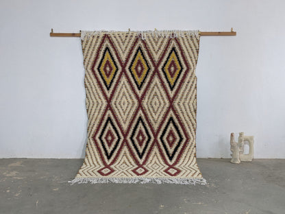 DecorBites™ Moroccan Handmade Traditional Azilal Rug 235 X 154 Cm