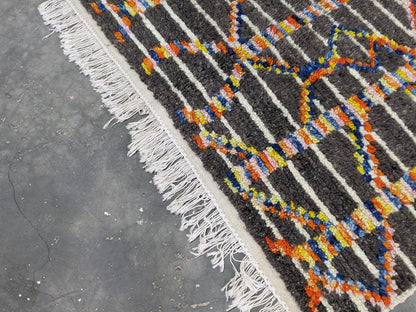 DecorBites™ Moroccan Handmade Traditional Azilal Rug 236 X 136 Cm