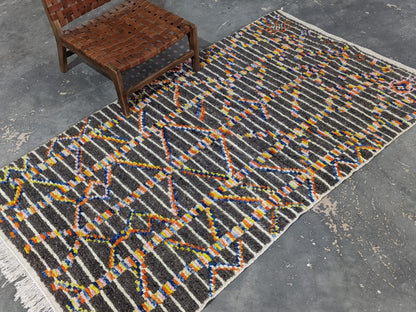 DecorBites™ Moroccan Handmade Traditional Azilal Rug 236 X 136 Cm