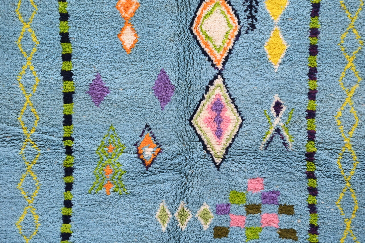DecorBites™ Moroccan Handmade Traditional Azilal Rug 236 X 160 Cm