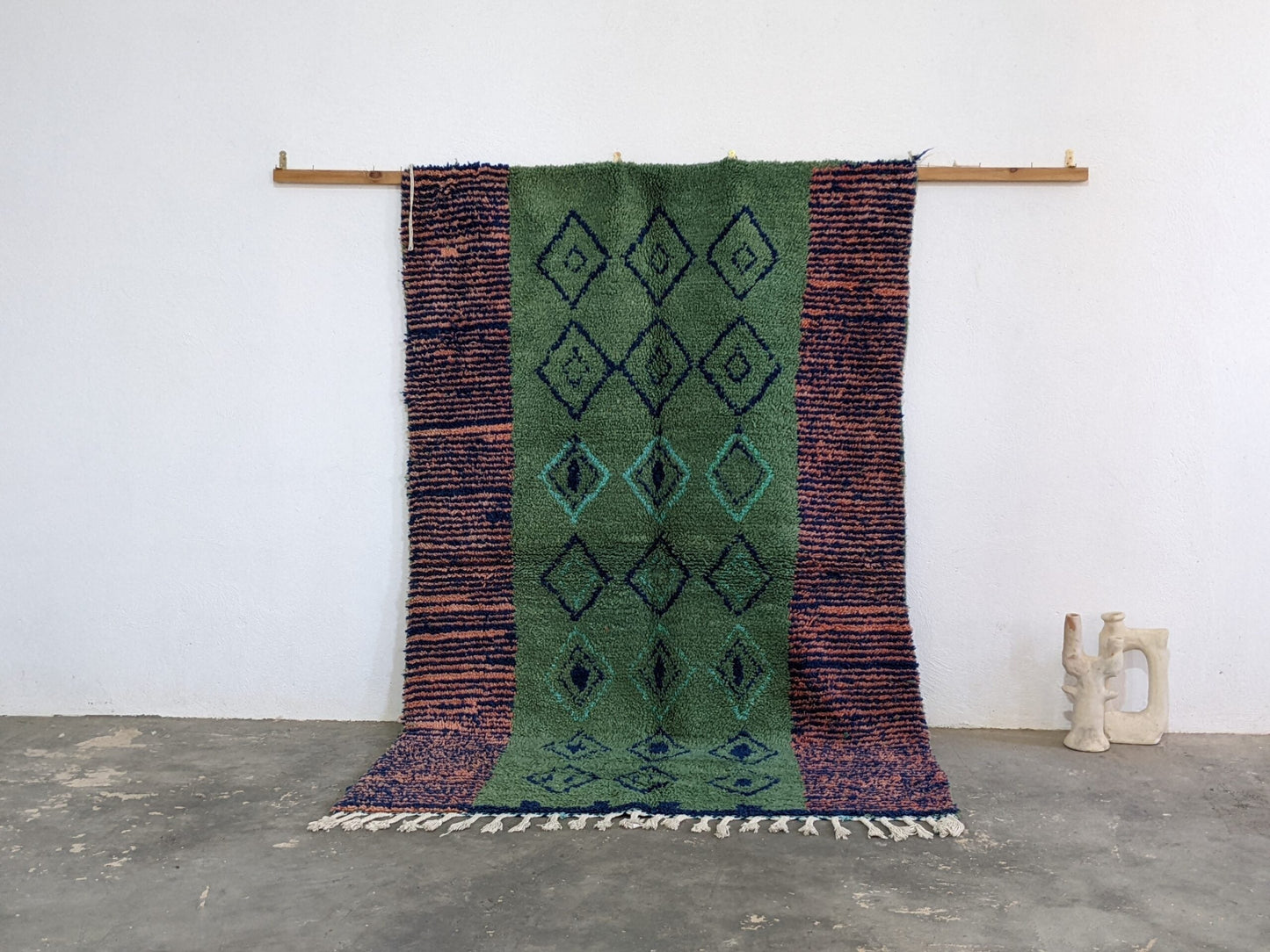 DecorBites™ Moroccan Handmade Traditional Azilal rug 243 X 157 cm