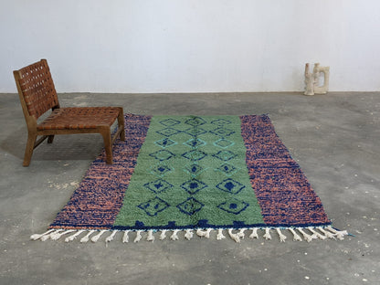 DecorBites™ Moroccan Handmade Traditional Azilal rug 243 X 157 cm