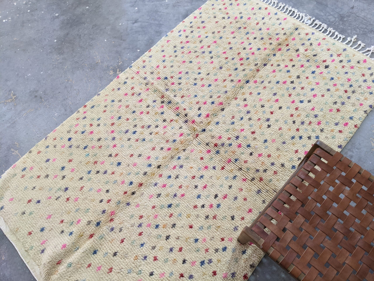 DecorBites™ Moroccan Handmade Traditional Azilal Rug 244 X 148 Cm