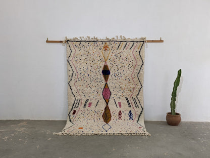 DecorBites™ Moroccan Handmade Traditional Azilal Rug 246 X 166 Cm