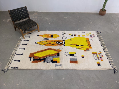 DecorBites™ Moroccan Handmade Traditional Azilal Rug 250 x 162 cm