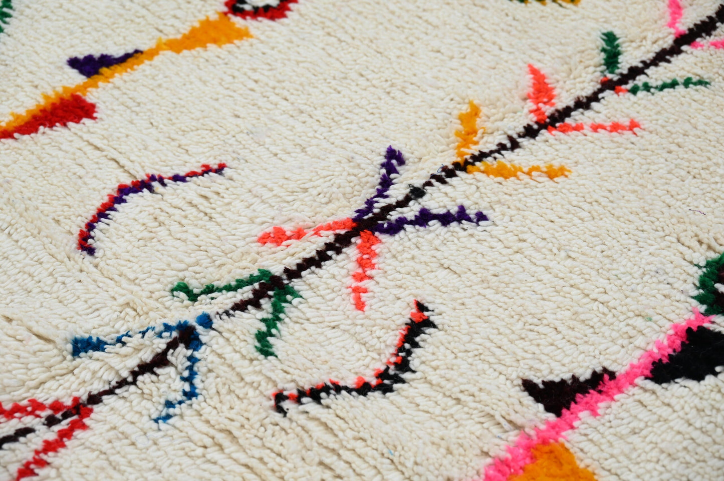 DecorBites™ Moroccan Handmade Traditional Azilal Rug 252 X 145 Cm