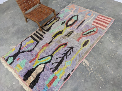 DecorBites™ Moroccan Handmade Traditional Azilal Rug 252 X 146 Cm