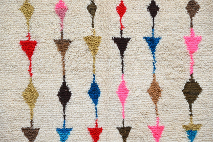 DecorBites™ Moroccan Handmade Traditional Azilal Rug 255 X 155 Cm