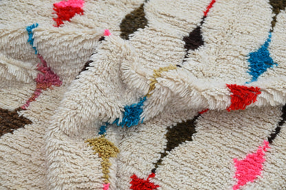 DecorBites™ Moroccan Handmade Traditional Azilal Rug 255 X 155 Cm