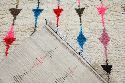 DecorBites™ Moroccan Handmade Traditional Azilal Rug 255 X 155 Cm