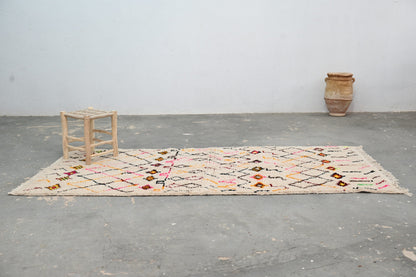 DecorBites™ Moroccan Handmade Traditional Azilal Rug 258 X 120 Cm