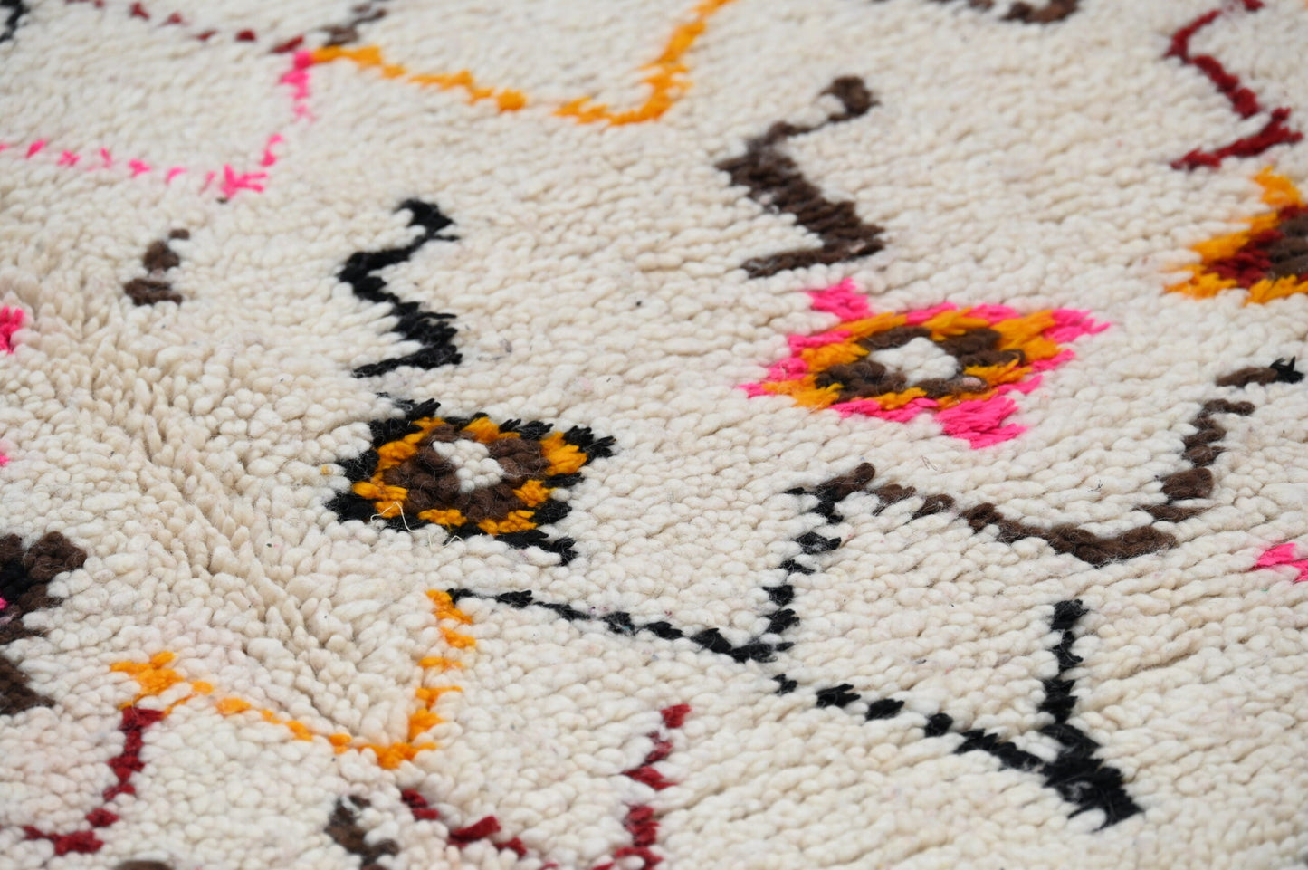 DecorBites™ Moroccan Handmade Traditional Azilal Rug 258 X 120 Cm