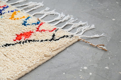 DecorBites™ Moroccan Handmade Traditional Azilal Rug 260 X 145 Cm