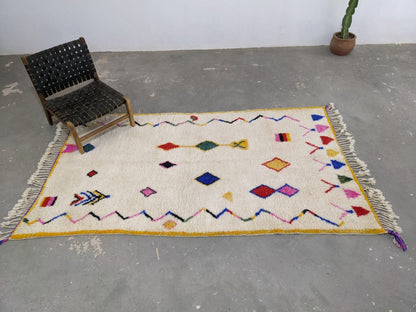 DecorBites™ Moroccan Handmade Traditional Azilal Rug 260 X 148 Cm