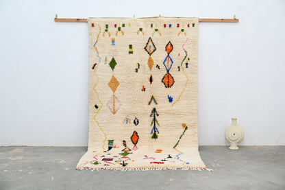 DecorBites™ Moroccan Handmade Traditional Azilal Rug 261 X 143 cm