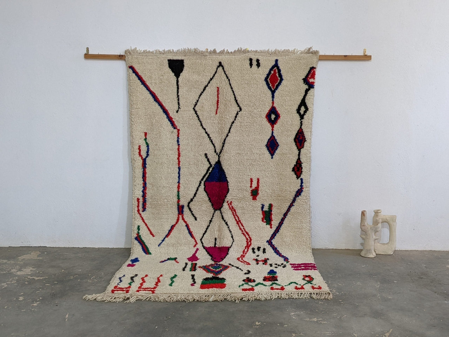 DecorBites™ Moroccan Handmade Traditional Azilal Rug 265X161 Cm
