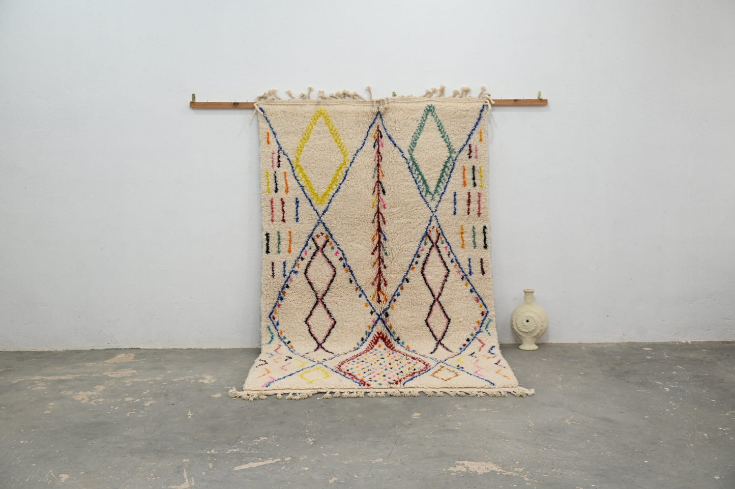 DecorBites™ Moroccan Handmade Traditional Azilal Rug 271 X 166 Cm