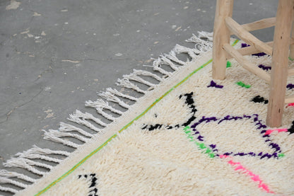 DecorBites™ Moroccan Handmade Traditional Azilal Rug 274 X 145 Cm