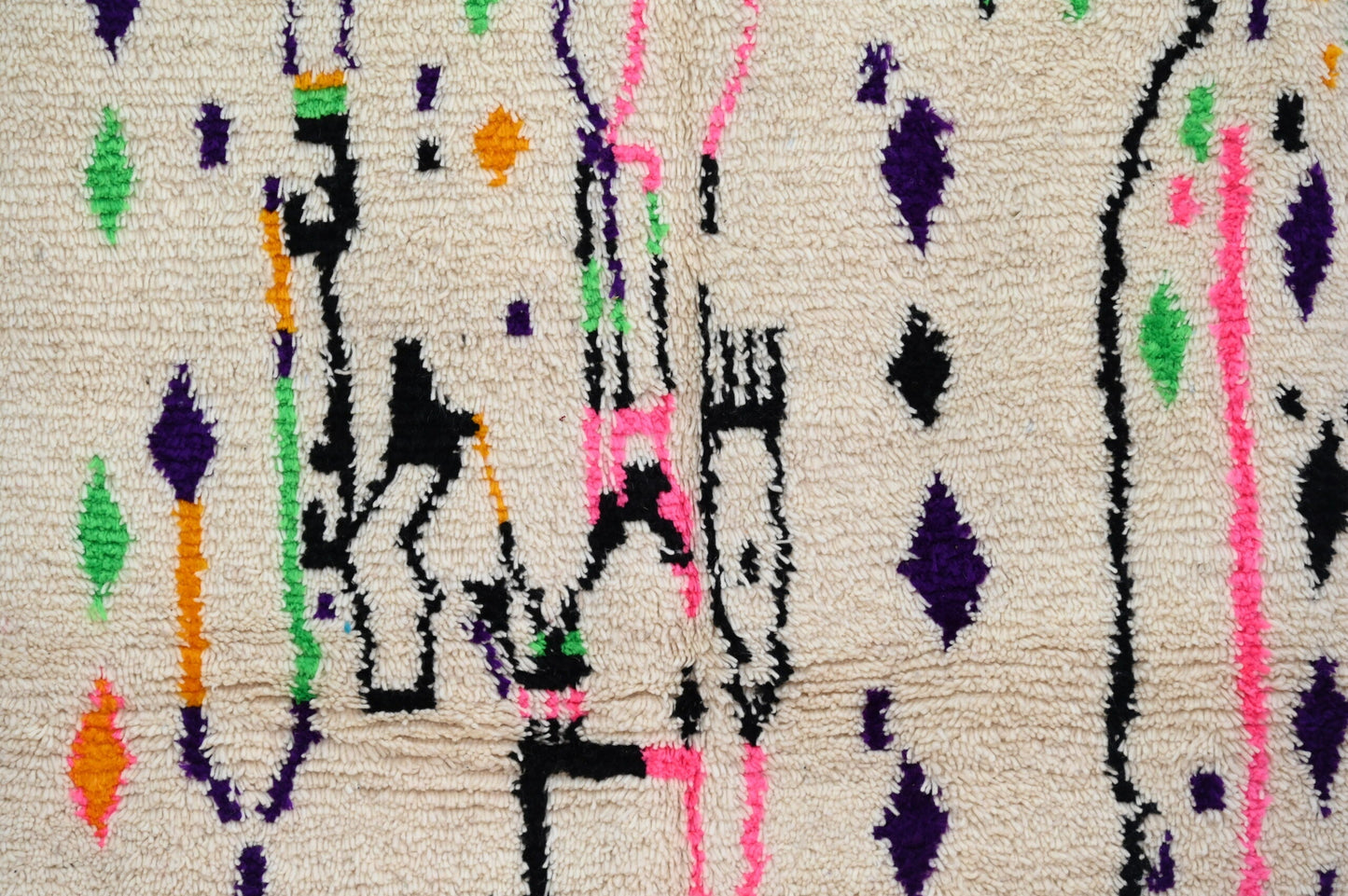 DecorBites™ Moroccan Handmade Traditional Azilal Rug 274 X 145 Cm