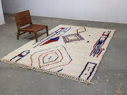 DecorBites™ Moroccan Handmade Traditional Azilal Rug 300 X 200 cm