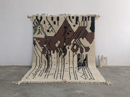 DecorBites™ Moroccan Handmade Traditional Azilal Rug 317 X 215 Cm