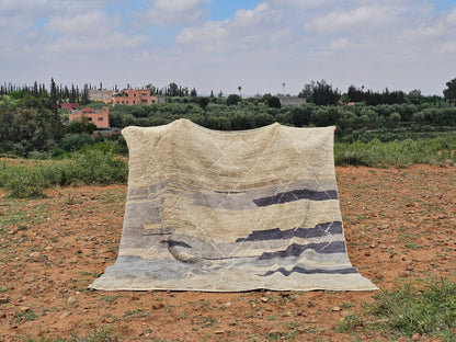 DecorBites™ Moroccan Handmade Traditional Beni Mrirt Rug 330 X 323 Cm