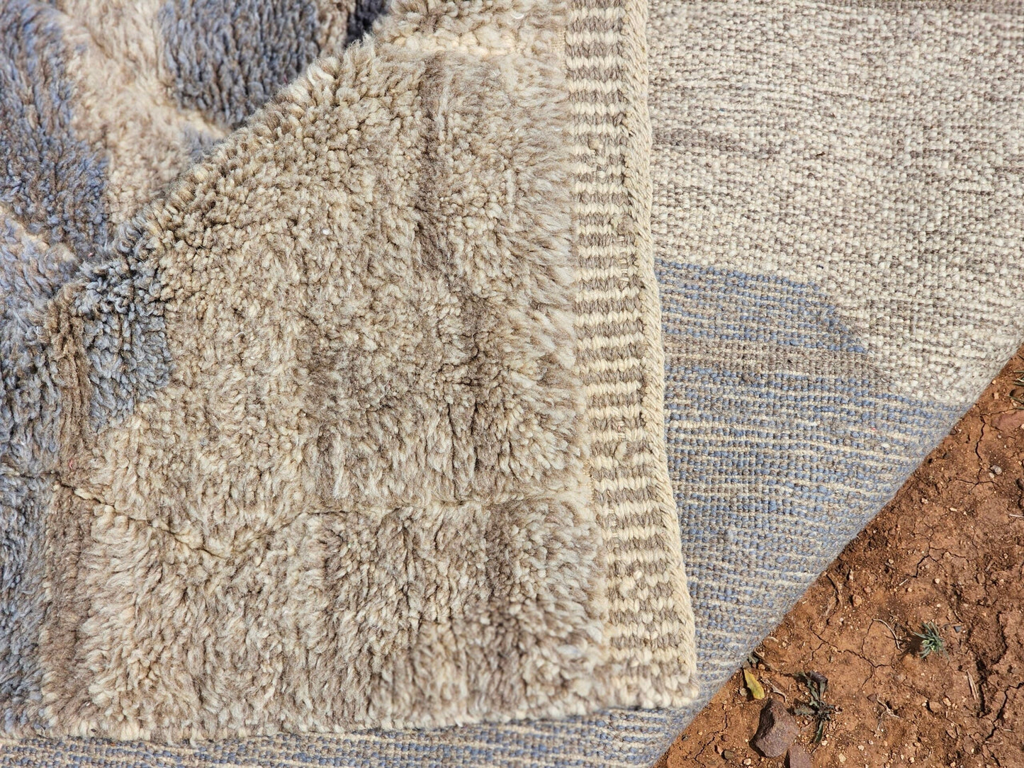 DecorBites™ Moroccan Handmade Traditional Beni Mrirt Rug 330 X 323 Cm