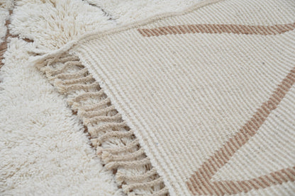 DecorBites™ Moroccan Handmade Traditional Beni Ouarain Carpet 283 X 211 Cm