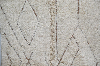 DecorBites™ Moroccan Handmade Traditional Beni Ouarain Carpet 283 X 211 Cm
