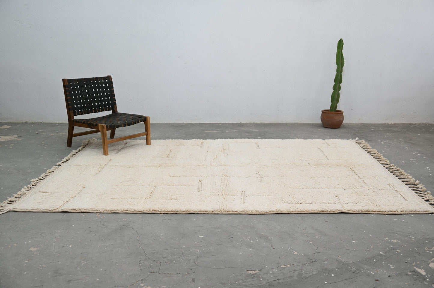 DecorBites™ Moroccan Handmade Traditional Beni Ouarain Carpet 300 X 205 Cm