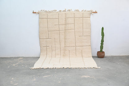 DecorBites™ Moroccan Handmade Traditional Beni Ouarain Carpet 305 X 202 Cm
