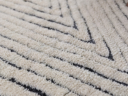 DecorBites™ Moroccan Handmade Traditional Beni Ouarain Rug 245 X 146 Cm