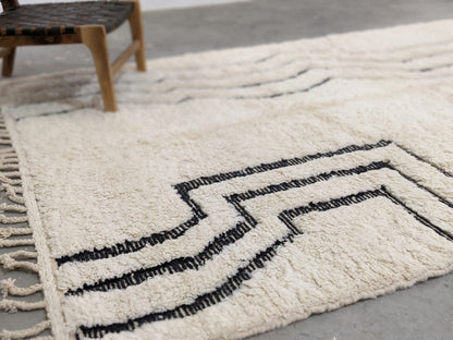 DecorBites™ Moroccan Handmade Traditional Beni Ouarain Rug 285 X 194 cm