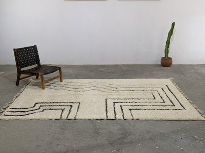 DecorBites™ Moroccan Handmade Traditional Beni Ouarain Rug 285 X 194 cm