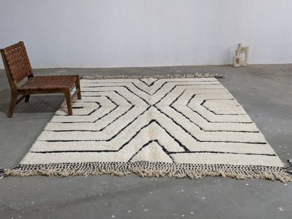DecorBites™ Moroccan Handmade Traditional Beni Ouarain Rug 290 X 213 Cm