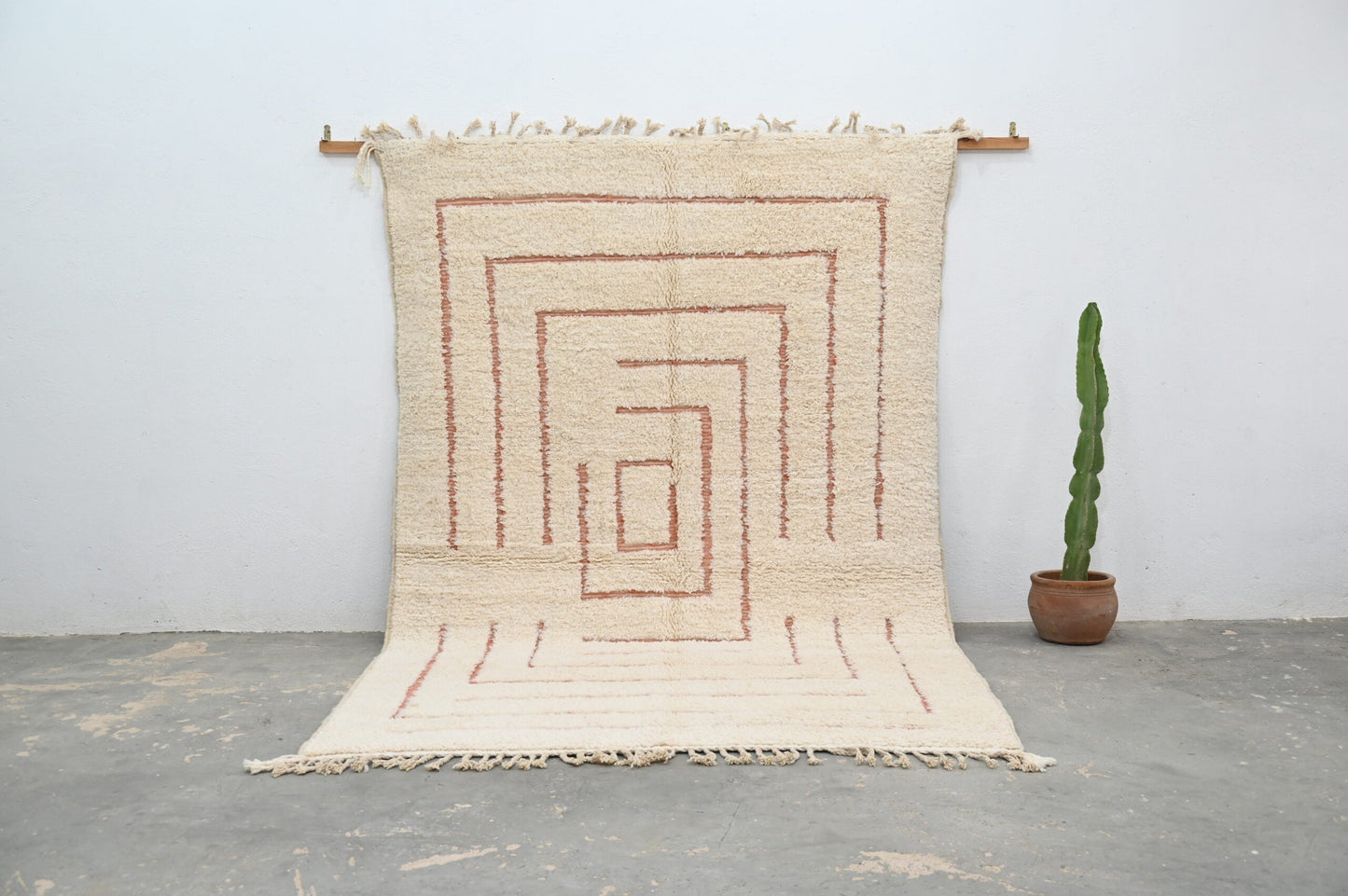 DecorBites™ Moroccan Handmade Traditional Beni Ouarain Rug 302 X 200 Cm