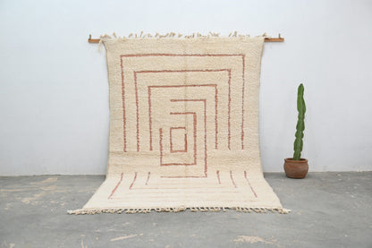 DecorBites™ Moroccan Handmade Traditional Beni Ouarain Rug 302 X 200 Cm
