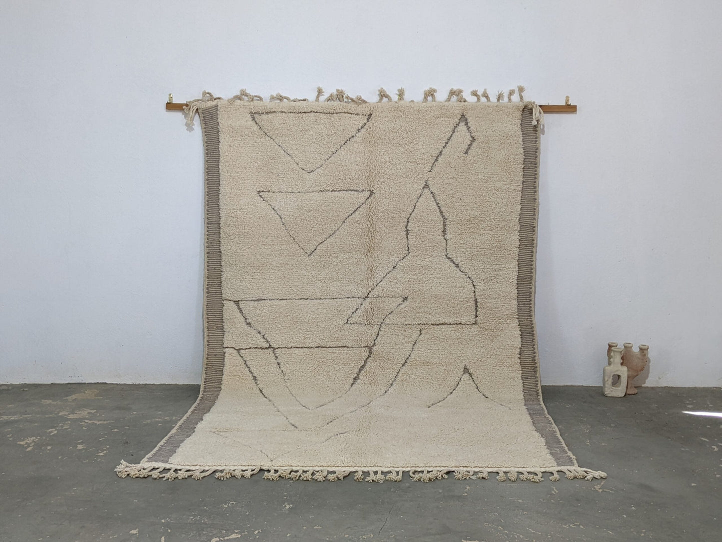 DecorBites™ Moroccan Handmade Traditional Beni Ouarain Rug 305 X 204 Cm