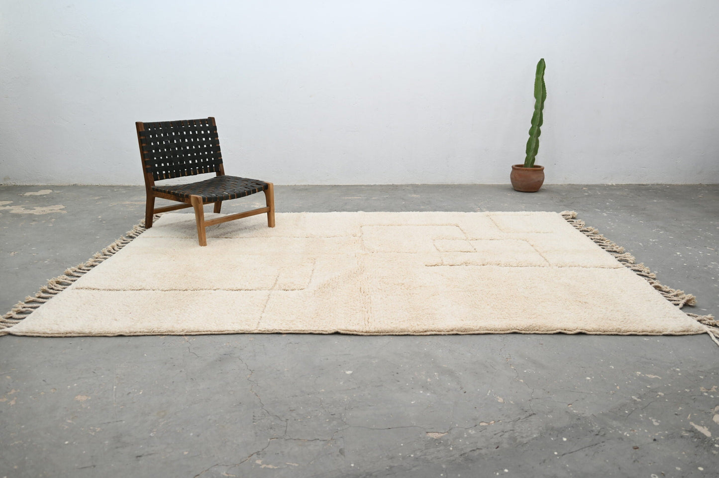 DecorBites™ Moroccan Handmade Traditional Beni Ouarain Rug 307 X 205 Cm