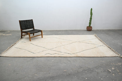 DecorBites™ Moroccan Handmade Traditional Berber Rug Beni Ouarain 303 X 212 Cm