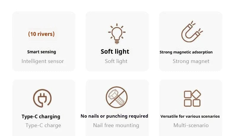 DecorBites™ Motion Sensor Battery Operated Black Wall Lamp
