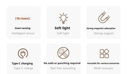 DecorBites™ Motion Sensor Battery Operated Black Wall Lamp