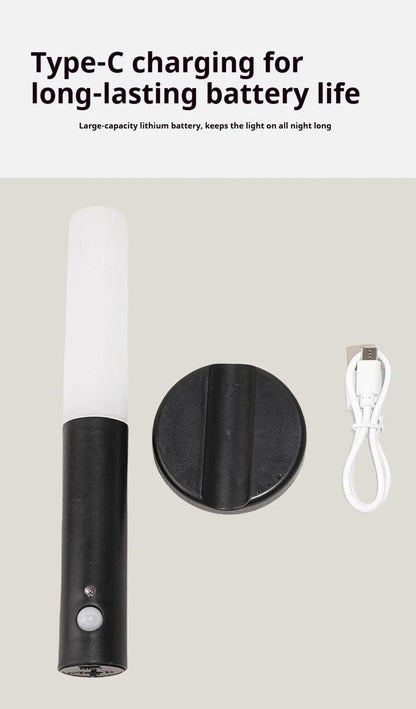 DecorBites™ Motion Sensor Battery Operated Black Wall Lamp