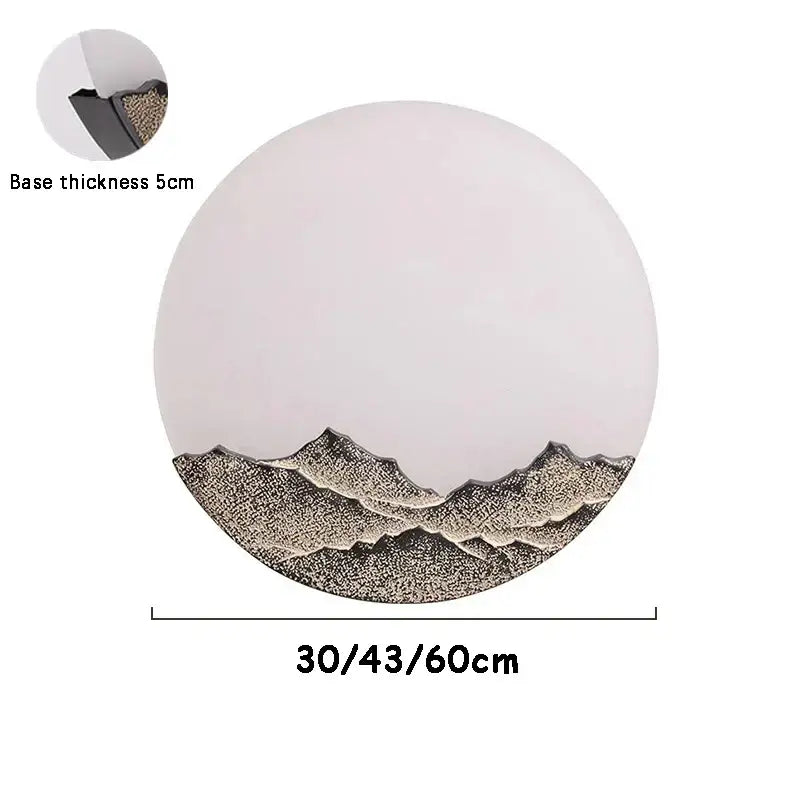 Mountain landscape led wall light for bedroom led wall